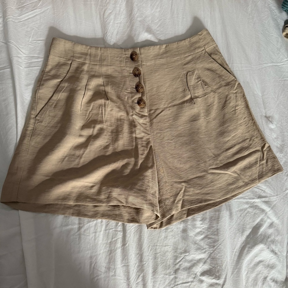 LOFT Button High Rise Shorts - Picture 6 of 12